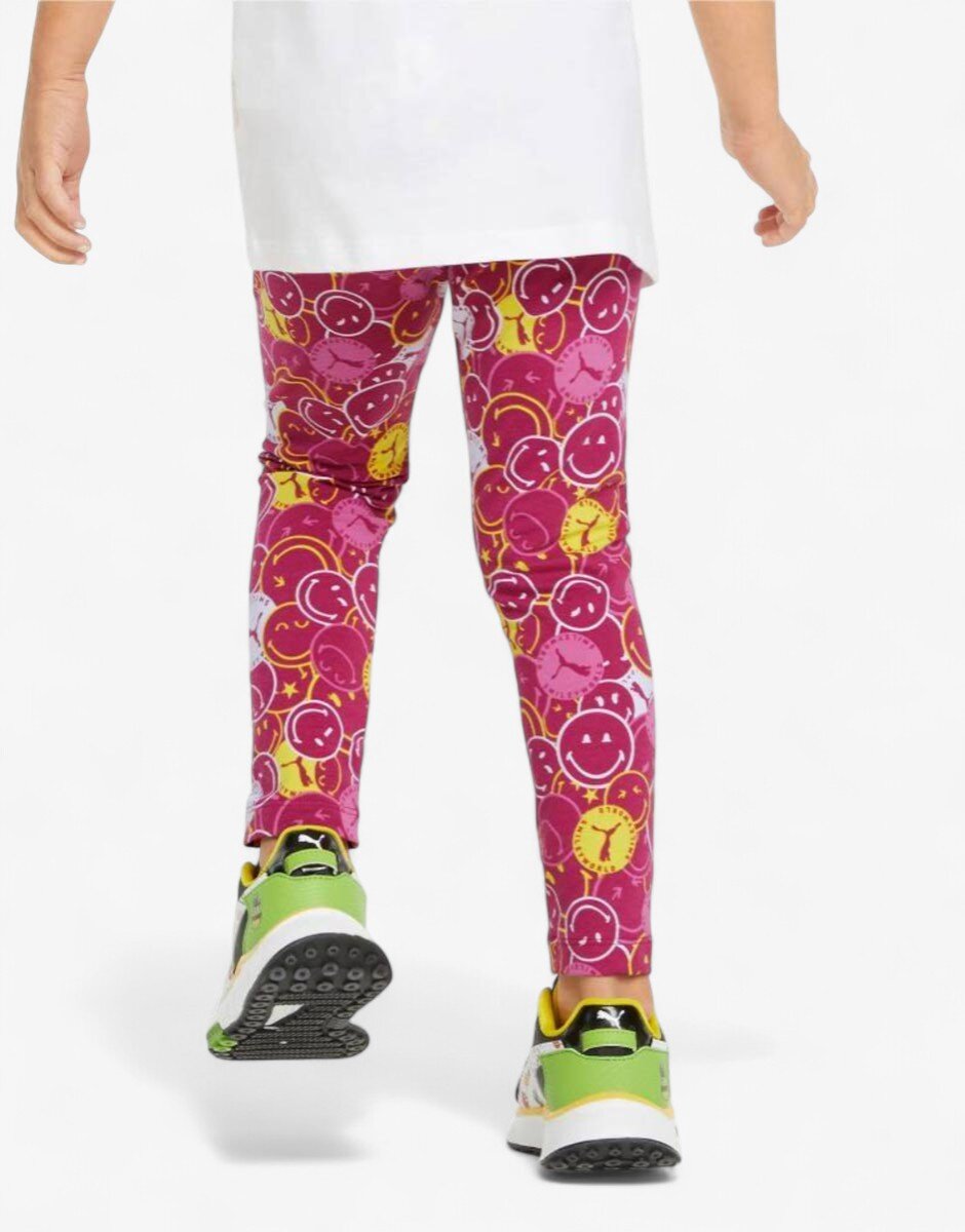 Puma x Smiley World Printed Leggings Pink