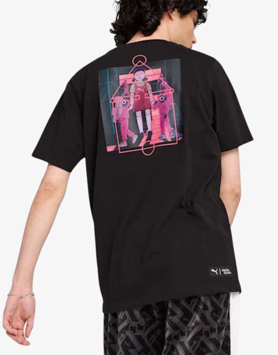 Puma x SQUID GAME Graphic Tee Black/Multicolor