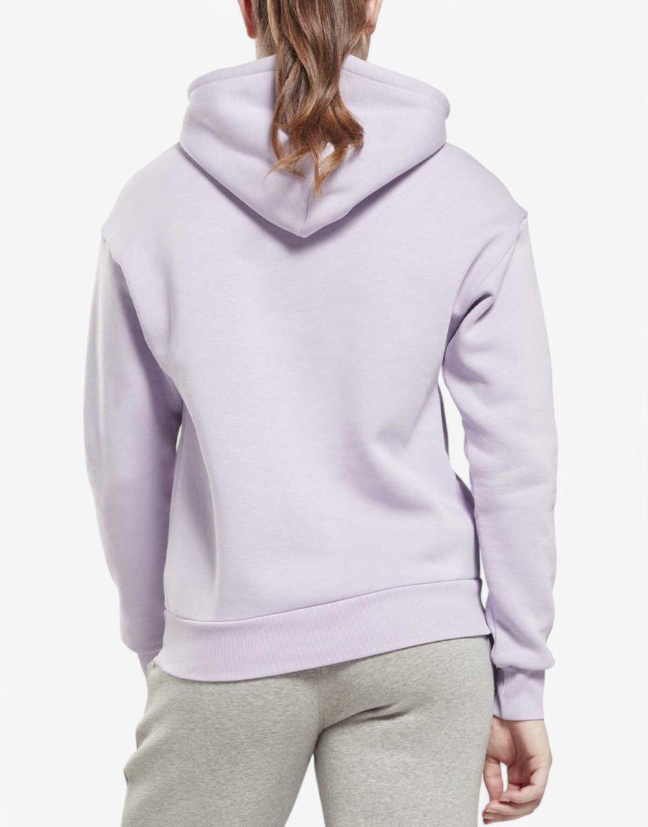 Reebok Identity Big Logo Fleece Hoodie Purple