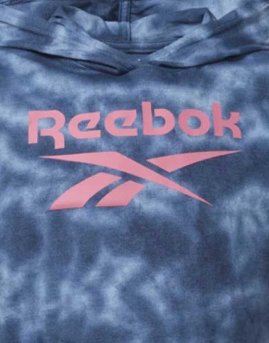 Reebok Tie-Dye Hooded Tee Blue