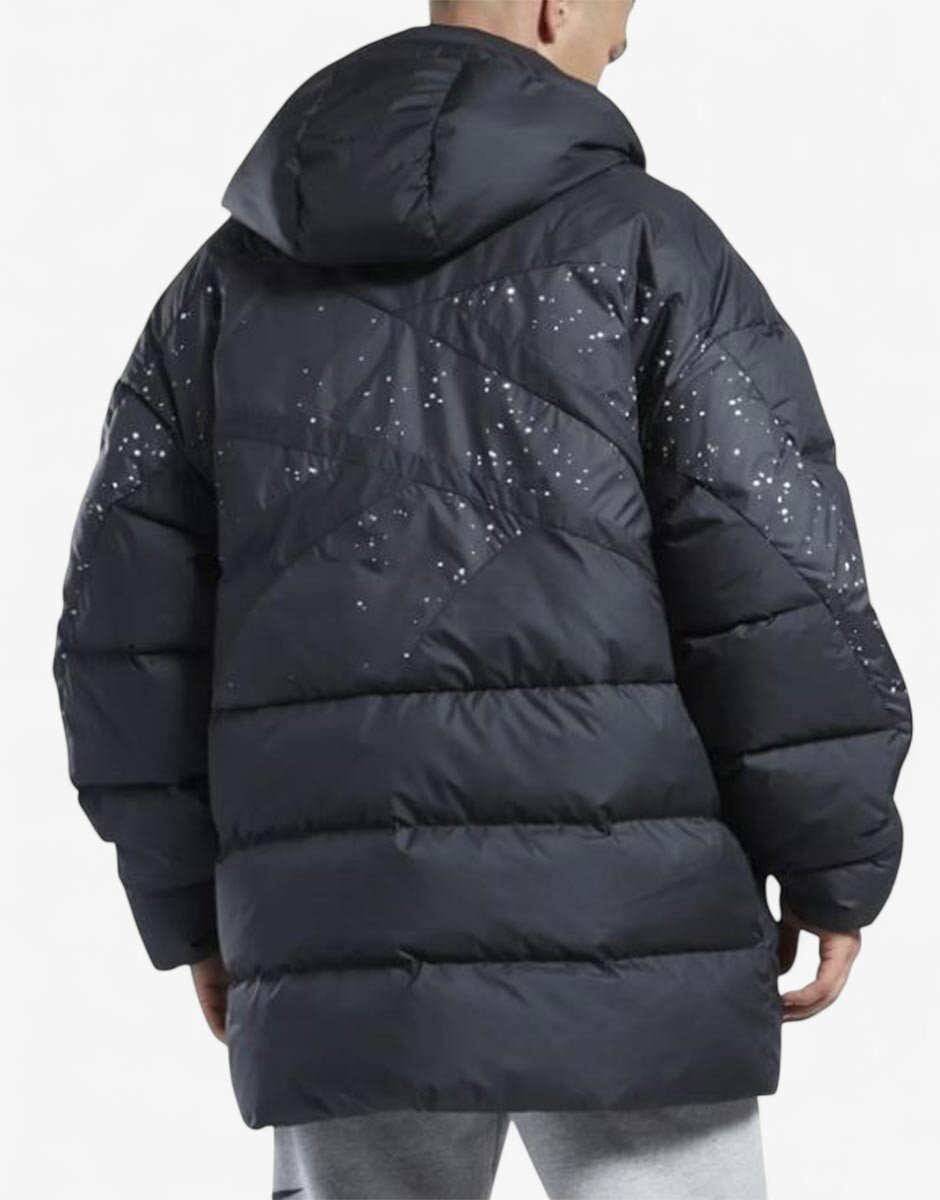 Reebok Vector Long Down Jacket Black