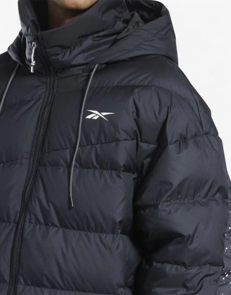 Reebok Vector Long Down Jacket Black