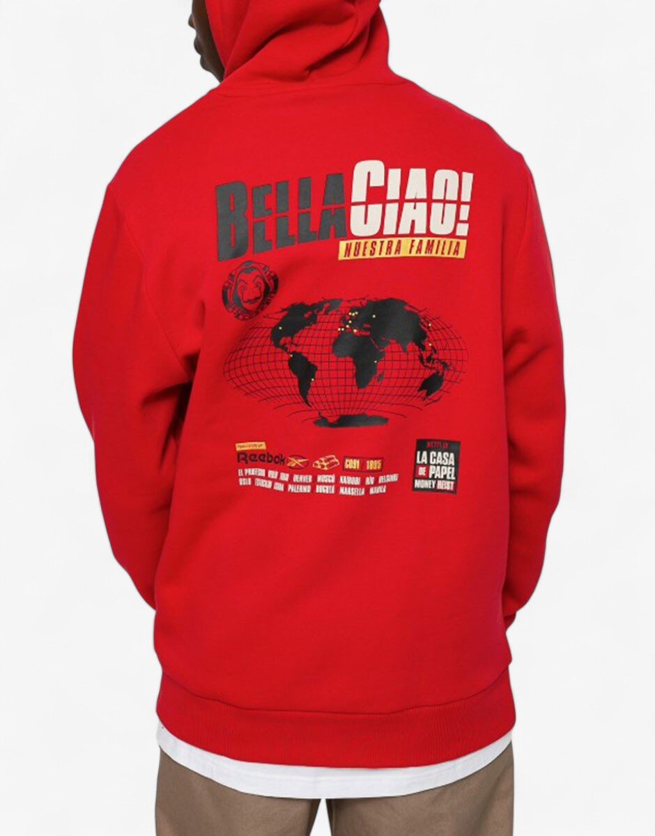 Reebok x La Casa de Papel Hoodie Red