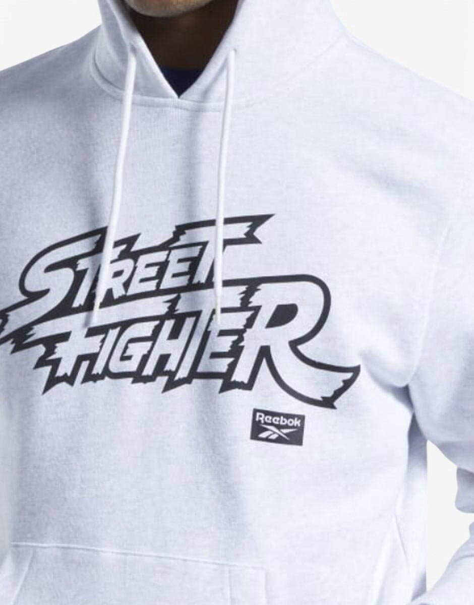 Reebok x Street Fighter Graphic Hoodie Heather White
