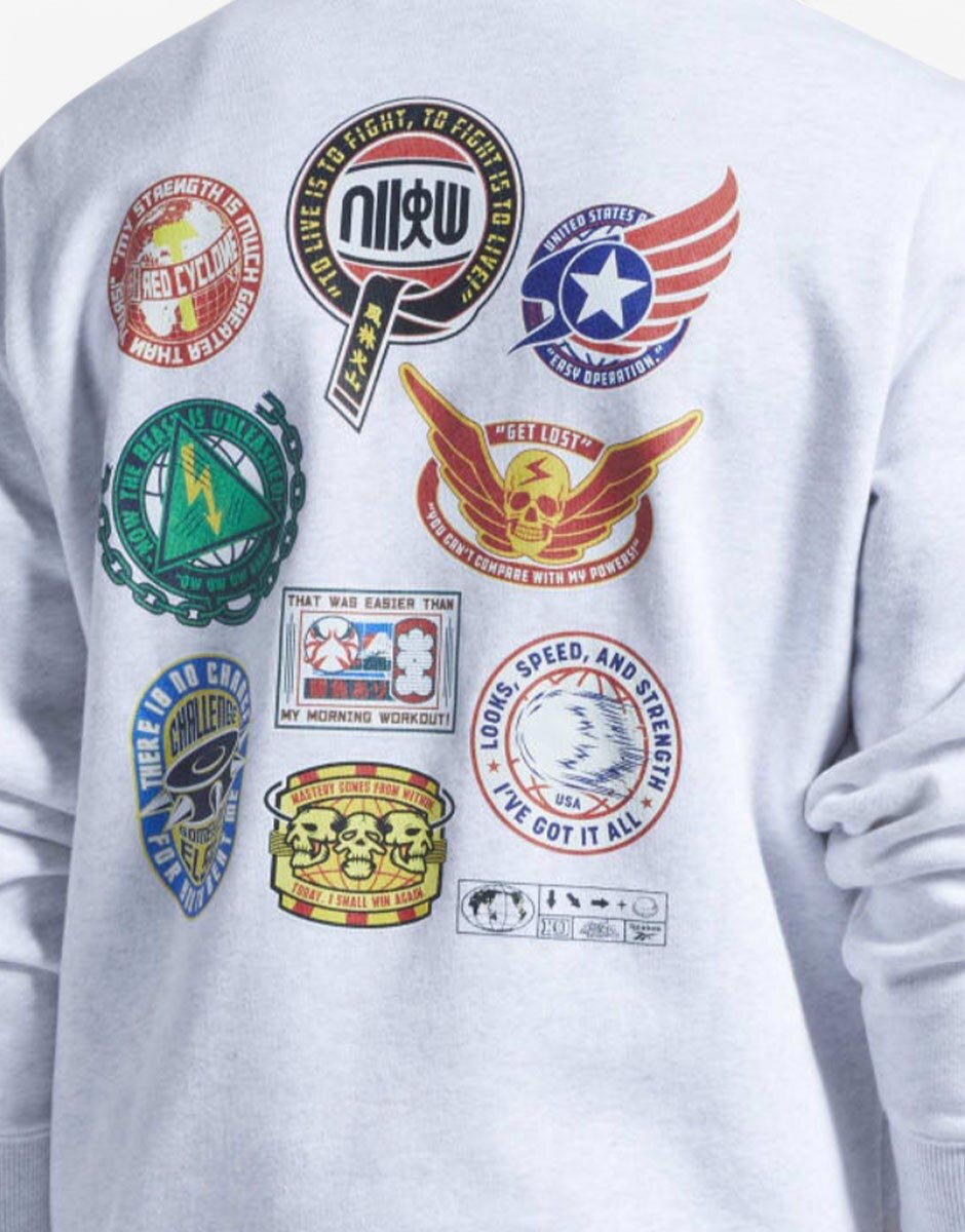 Reebok x Street Fighter Graphic Hoodie Heather White
