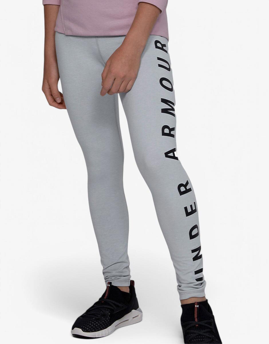 Under Armour SportStyle Branded Leggings Grey