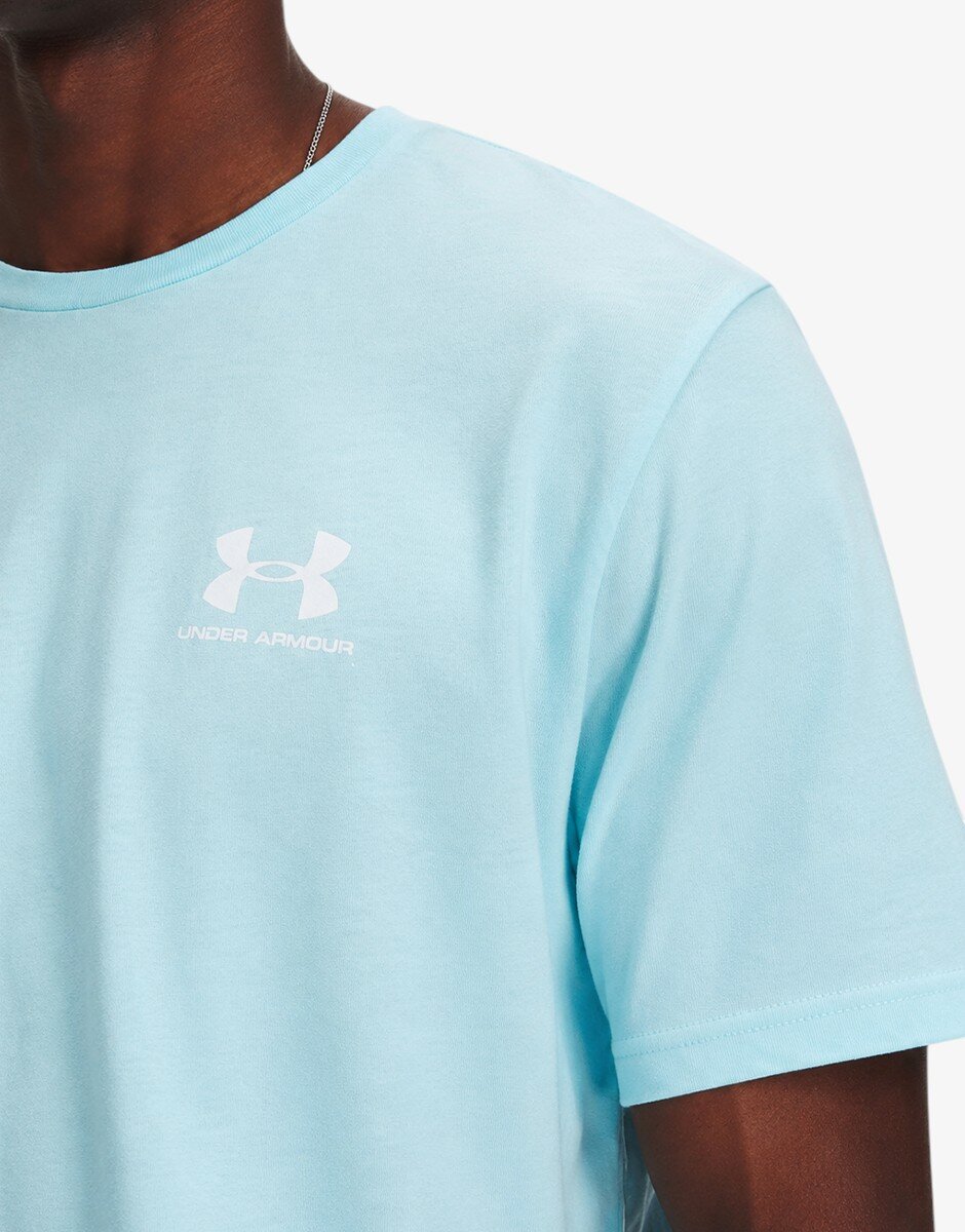 Under Armour Sportstyle Left Chest Ss Tee Blue/White