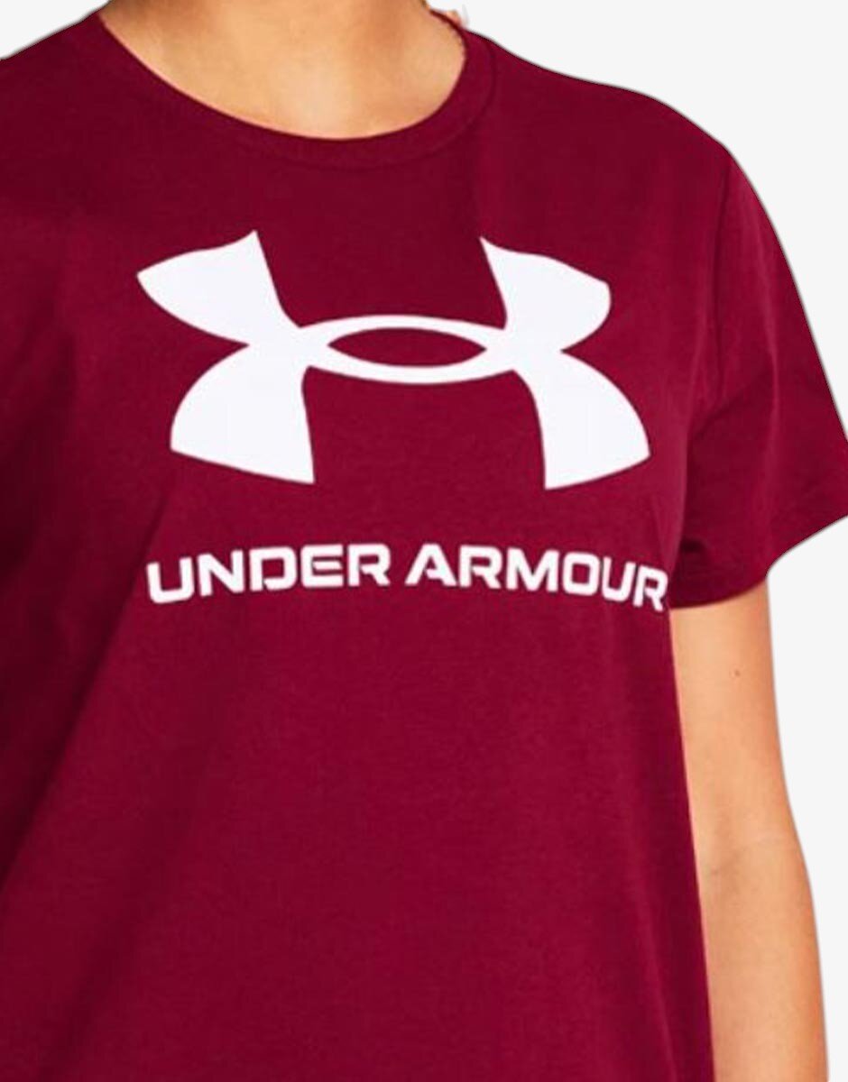 Under Armour Sportstyle Logo Ss Tee Fuchsia