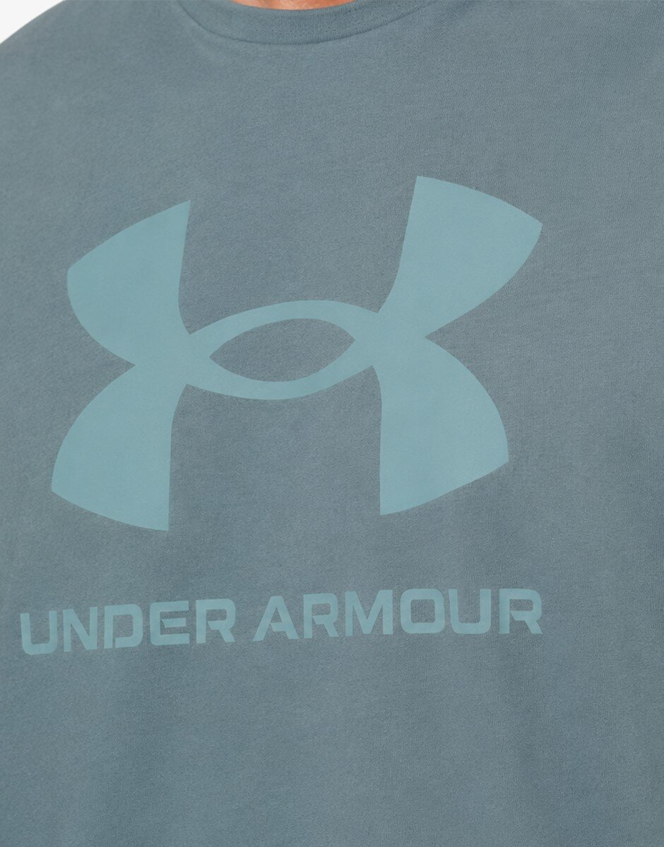 Under Armour Sportstyle Logo Update Tee Blue