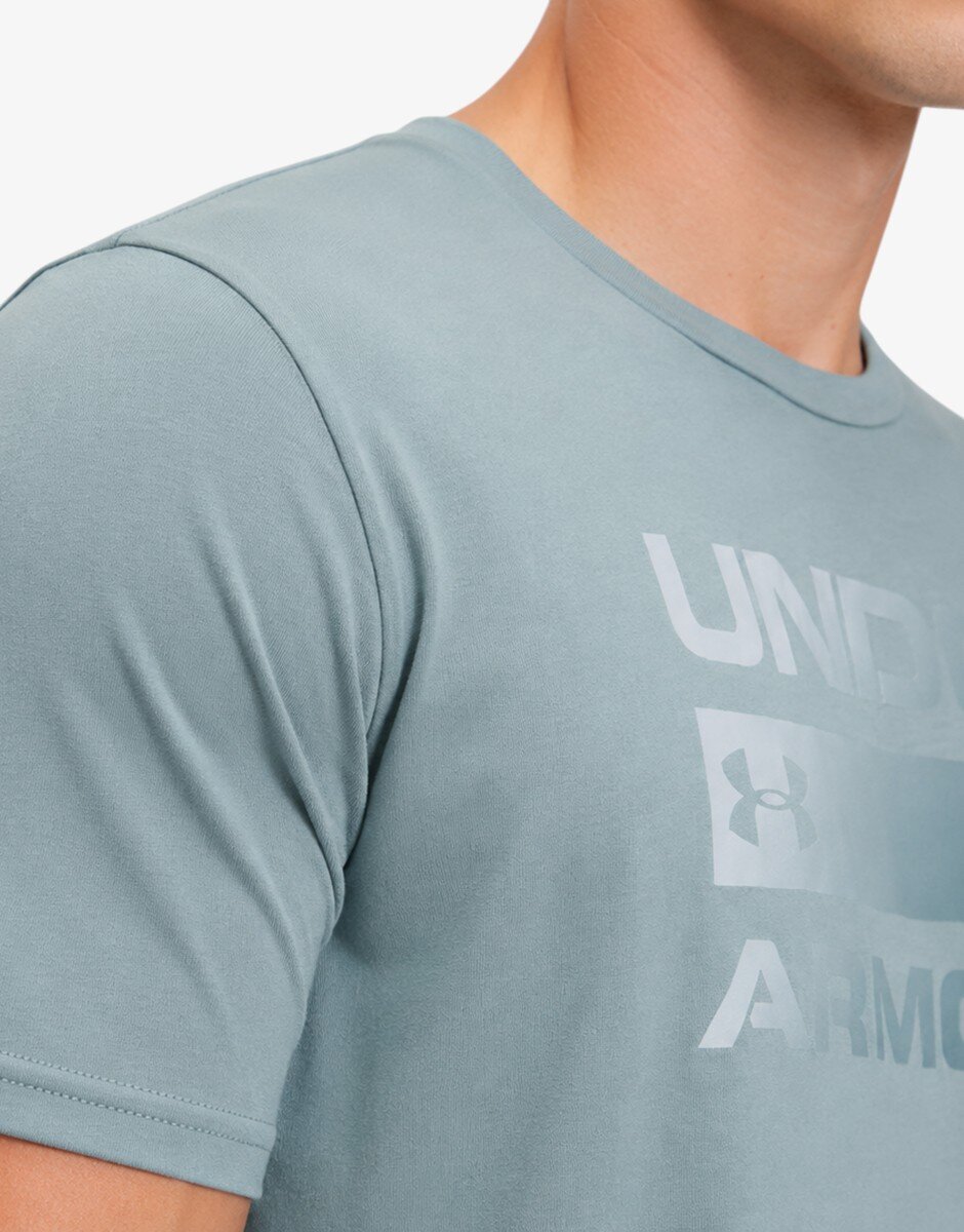 Under Armour Team Issue Wordmark Ss Men Tee Blue