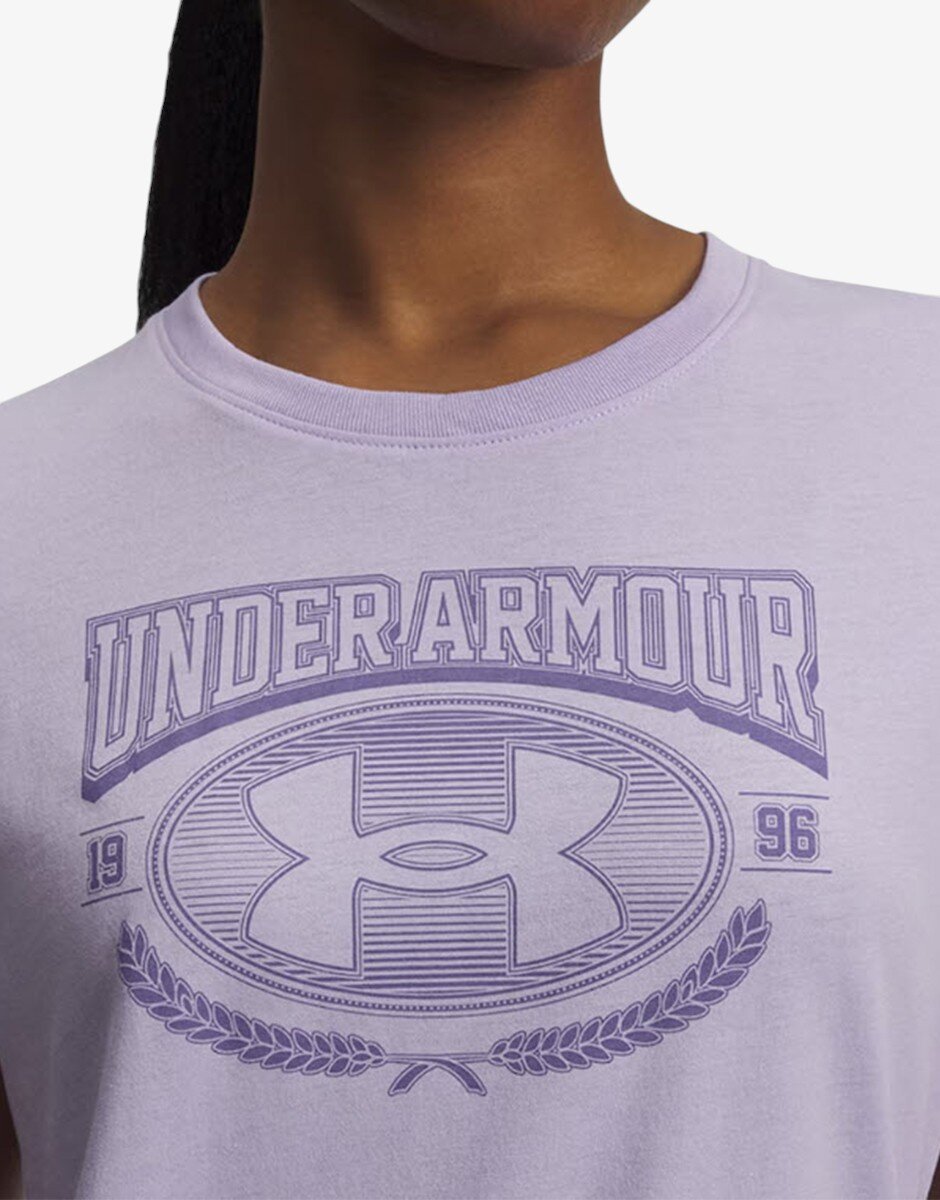 Under Armour Varsity Ss Tee Purple