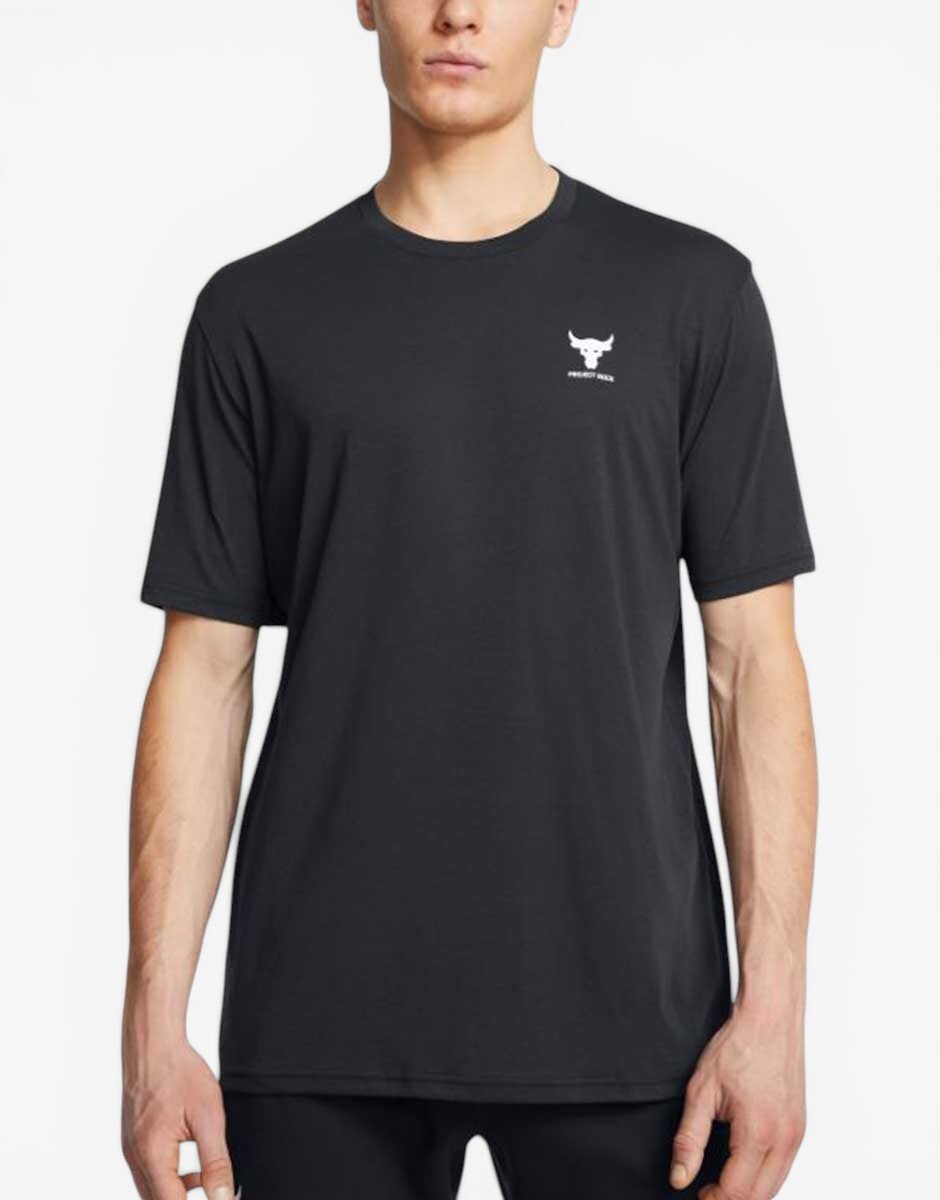 Under Armour x Project Rock Branded Tee Black