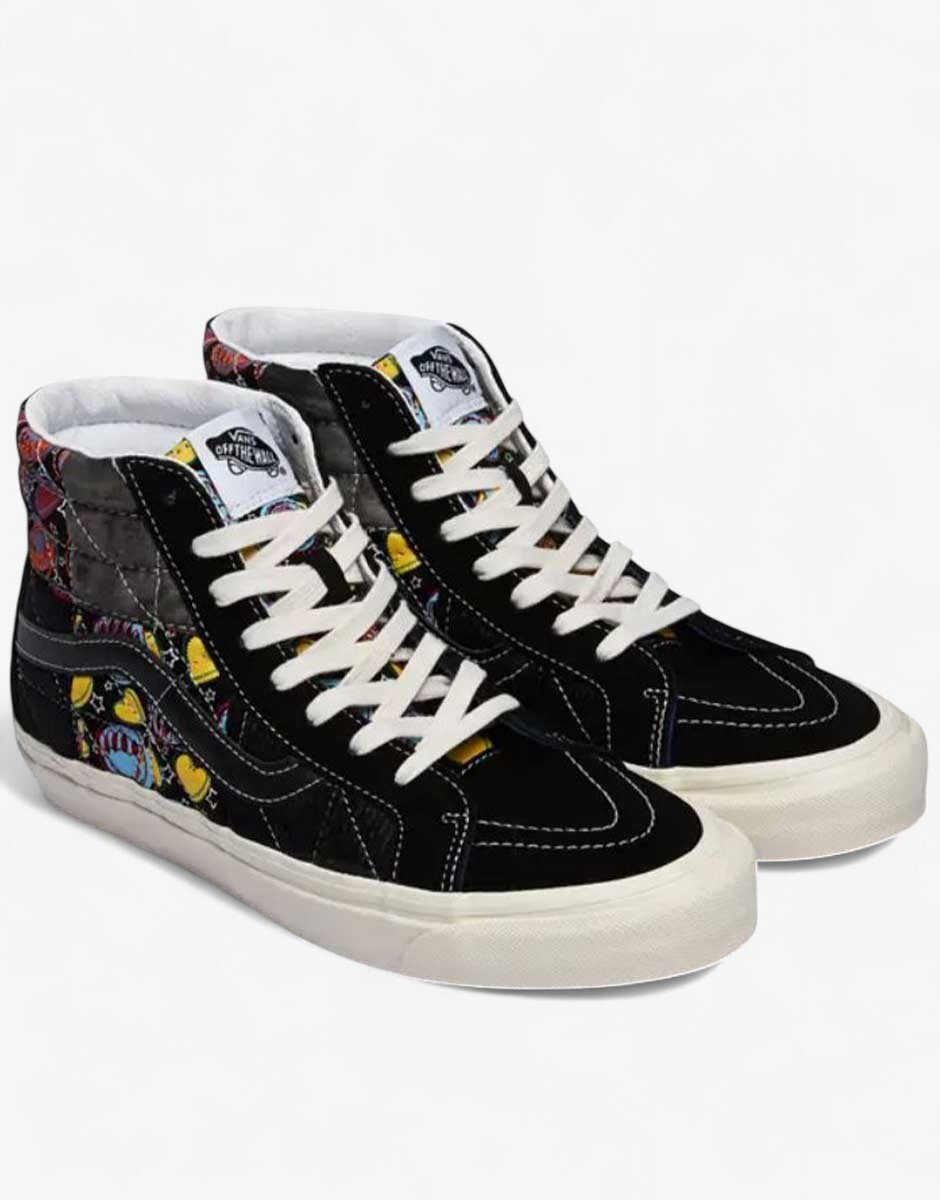 Vans Sk8-Hi 38 Shoes Black/Multi