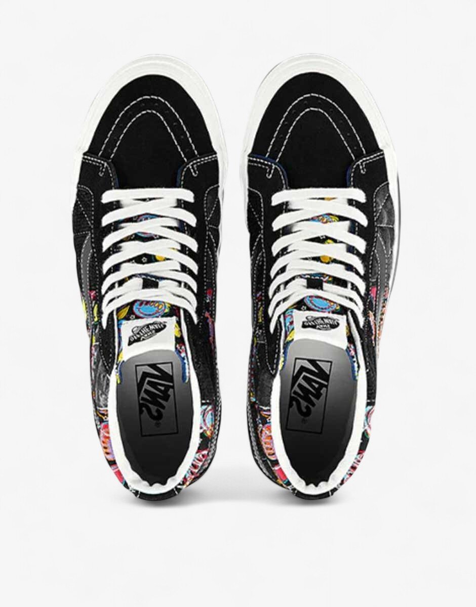 Vans Sk8-Hi 38 Shoes Black/Multi