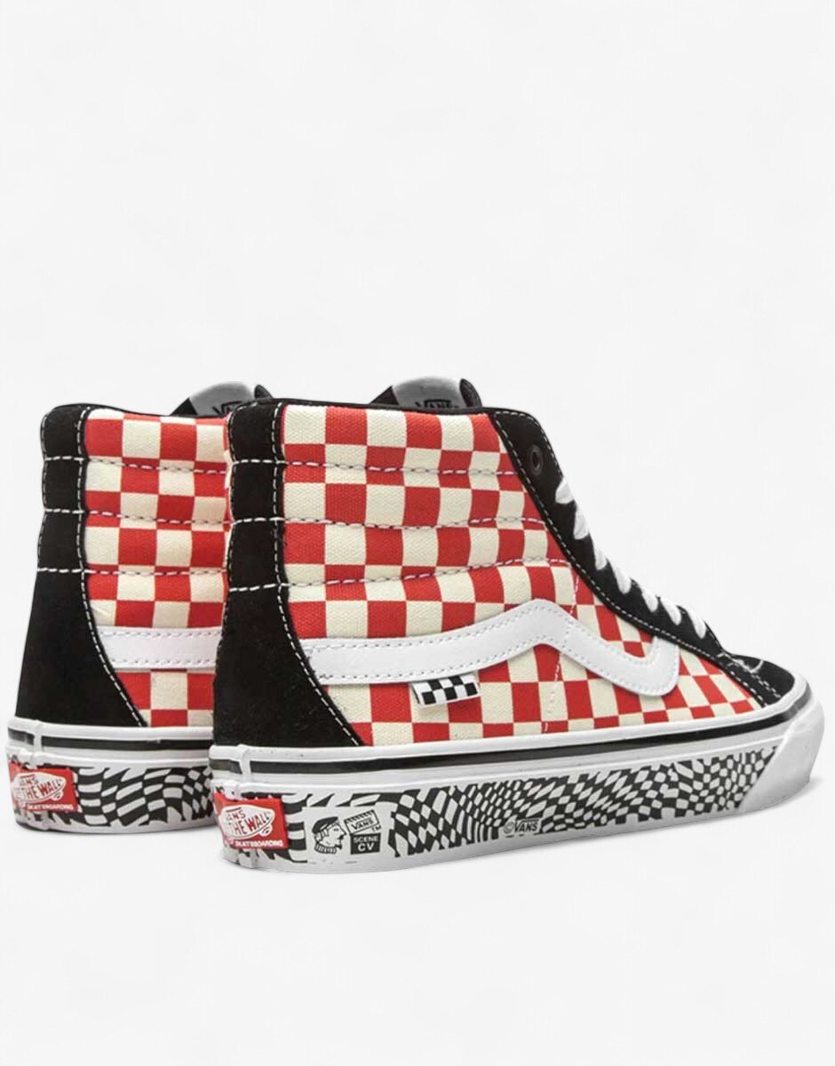 Vans Skate Sk8-Hi Reissue Shoes Black/Red