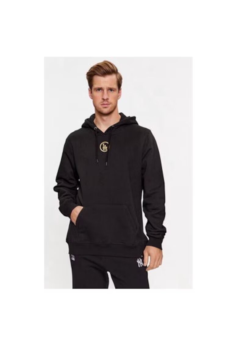 47 Brand Мъжка блуза - марка 47 - 303357894 - памук/полиестер - черна