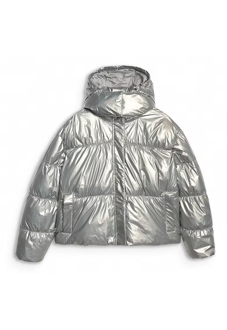 4F Дамско Яке с Пух Светлосиво - Multi Active Outdoor