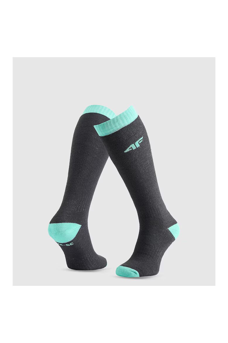4F Детски спортни чорапи 32-34 технология Warm Сив