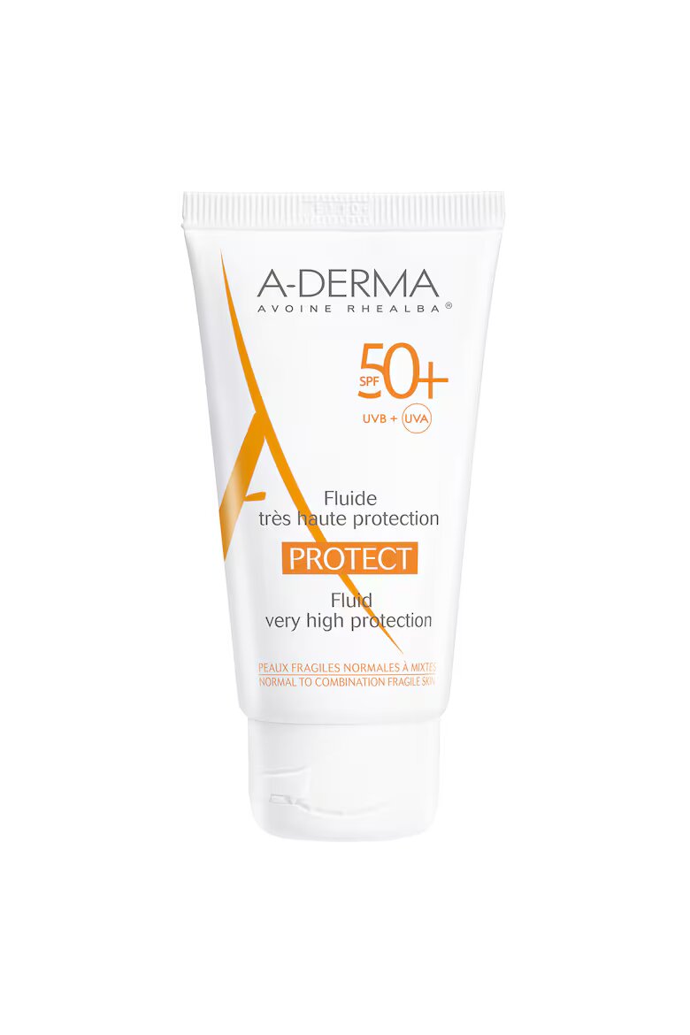 A-Derma Флуид за слънцезащита с SPF 50+ 40 мл