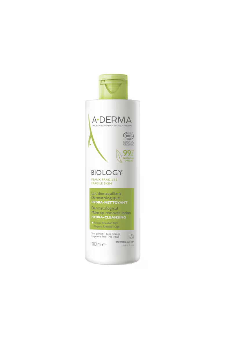 A-Derma Хидратиращо почистващо мляко Biology мл 400 мл