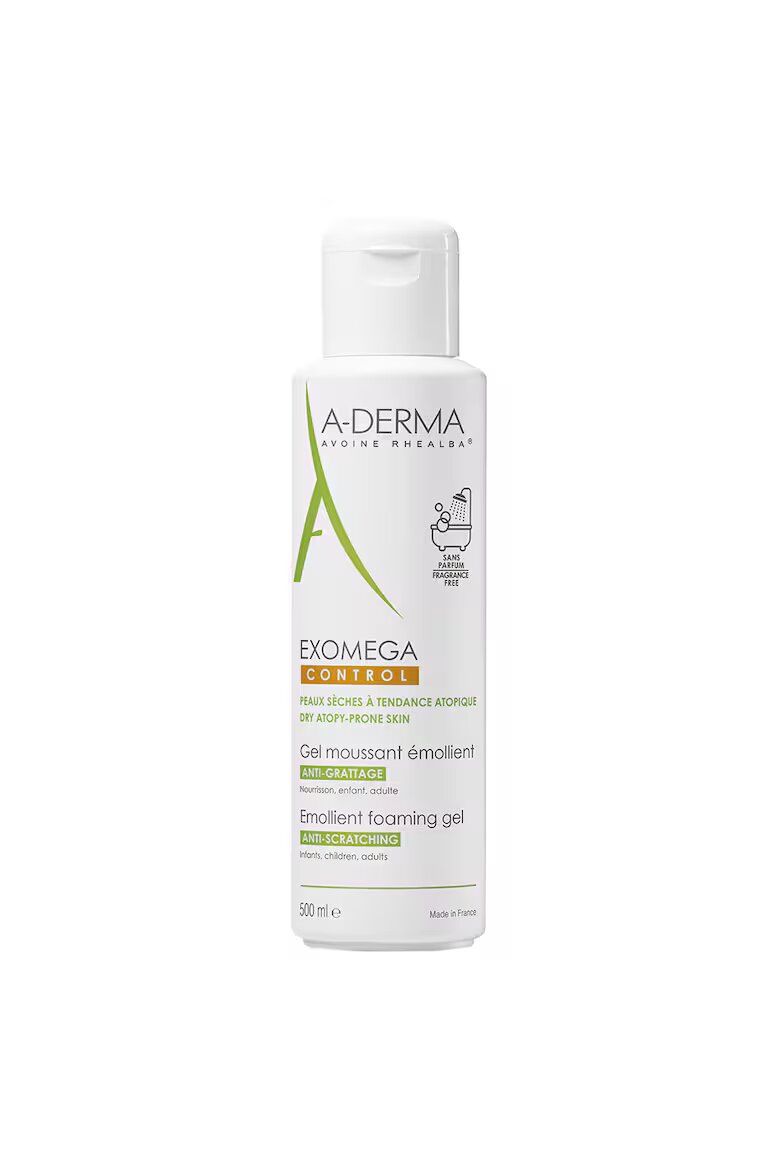A-Derma Измиваща гел-пяна Exomega Control За суха и атопична кожа 500 мл