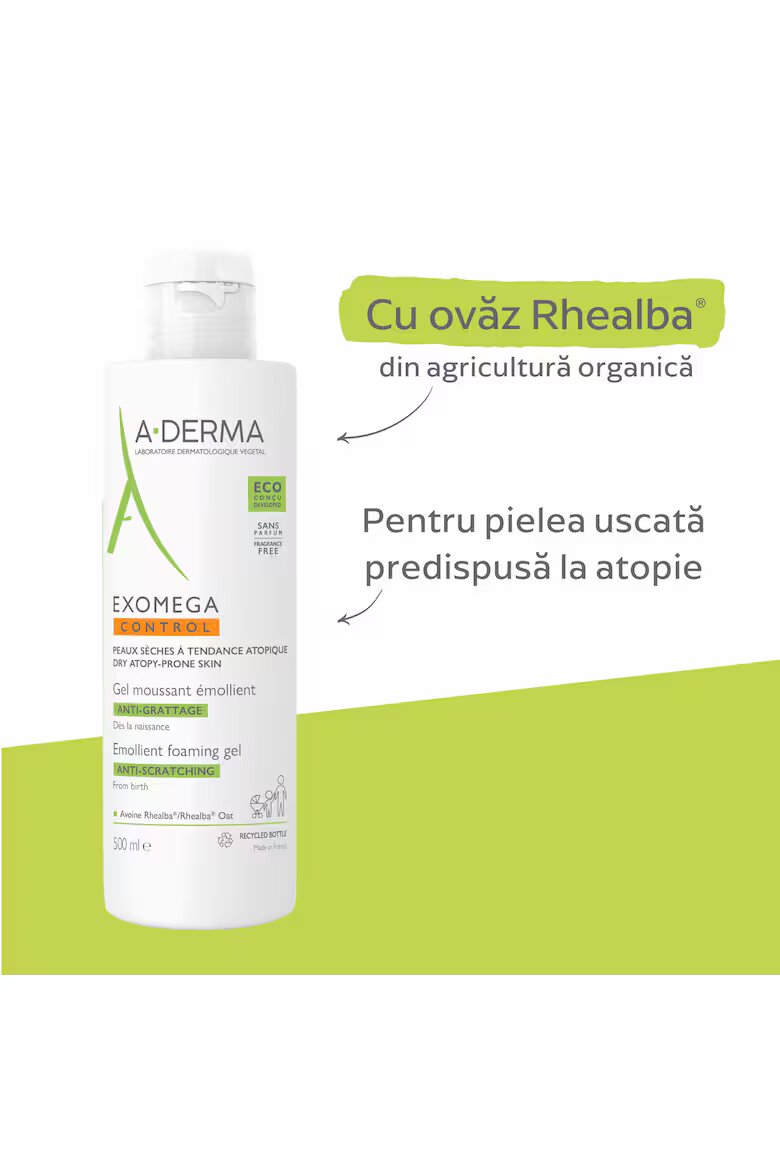 A-Derma Измиваща гел-пяна Exomega Control За суха и атопична кожа 500 мл