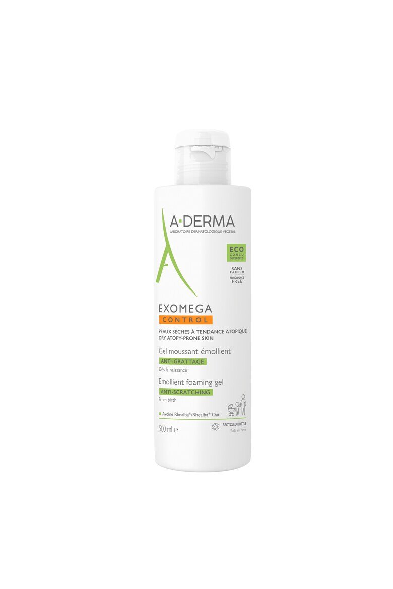 A-Derma Измиваща гел-пяна Exomega Control За суха и атопична кожа 500 мл