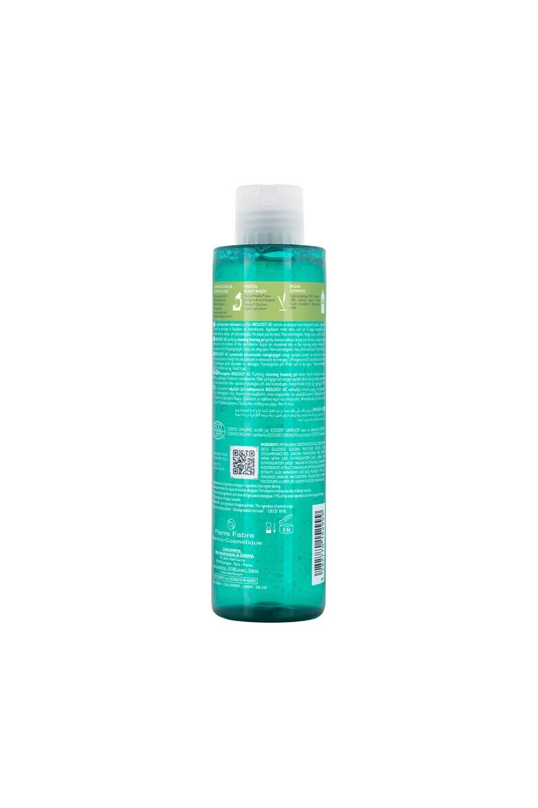 A-Derma Почистващ гел Biology AC 200 мл