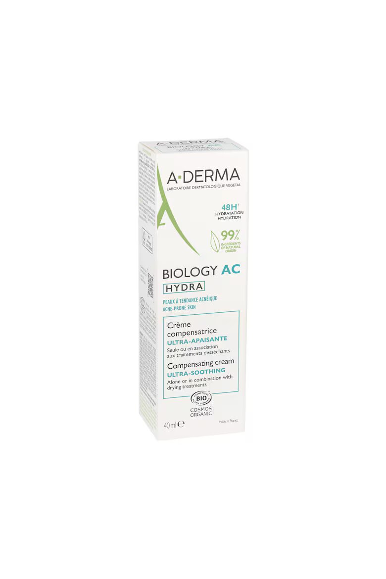 A-Derma Успокояващ крем за лице Biology ac Hydra 40 мл