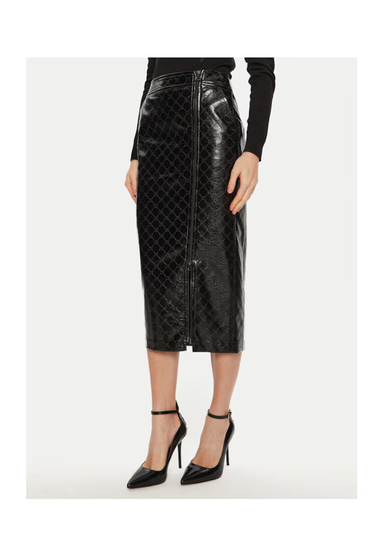 Access fashion Дамска пола - 304991165 - Екокожа - Черна