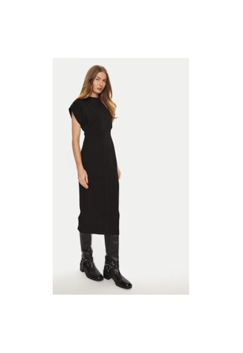 Access fashion Дамска рокля - 304991134 - Полиестер/Рейон - Черна