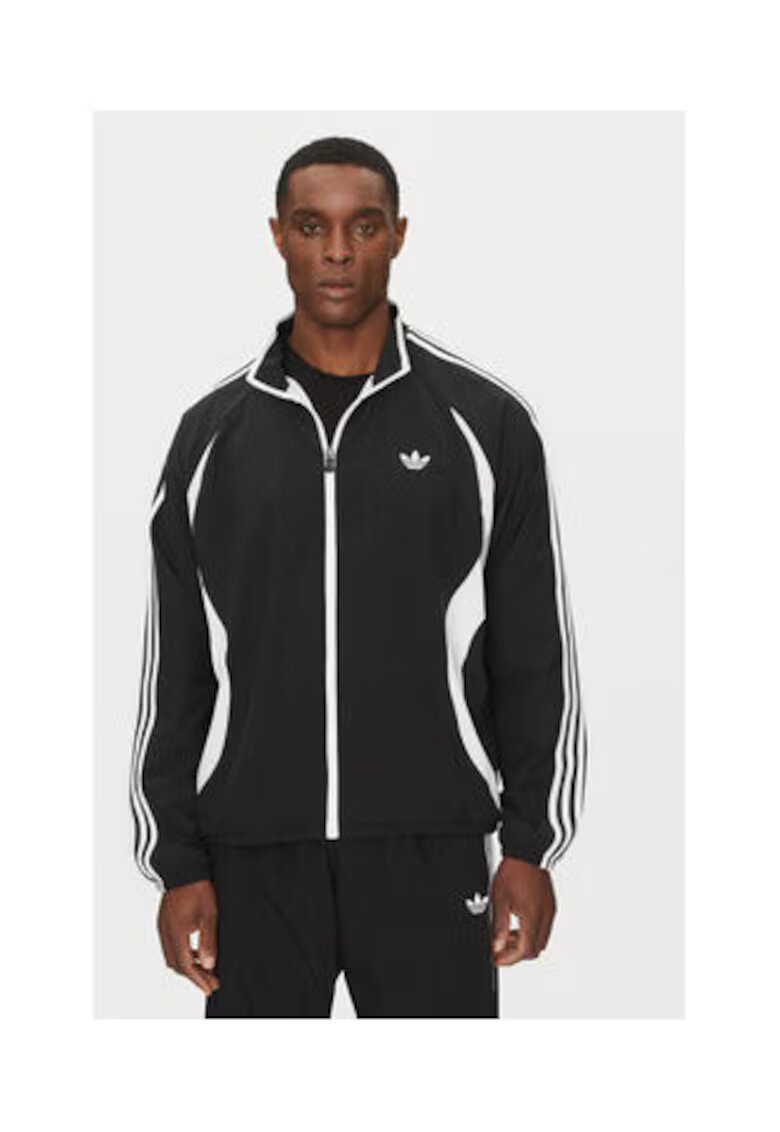 adidas Блузон с цип и контрастни детайли