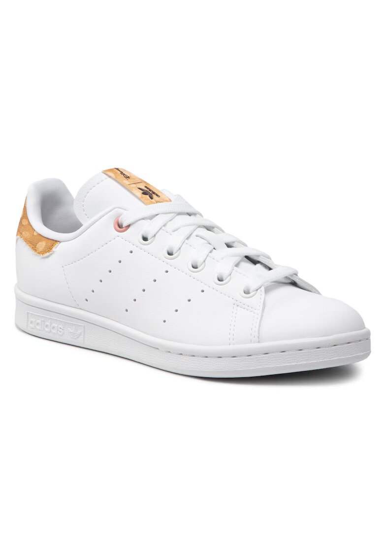 adidas Дамски кецове - екологична кожа - бели - комплект маратонки