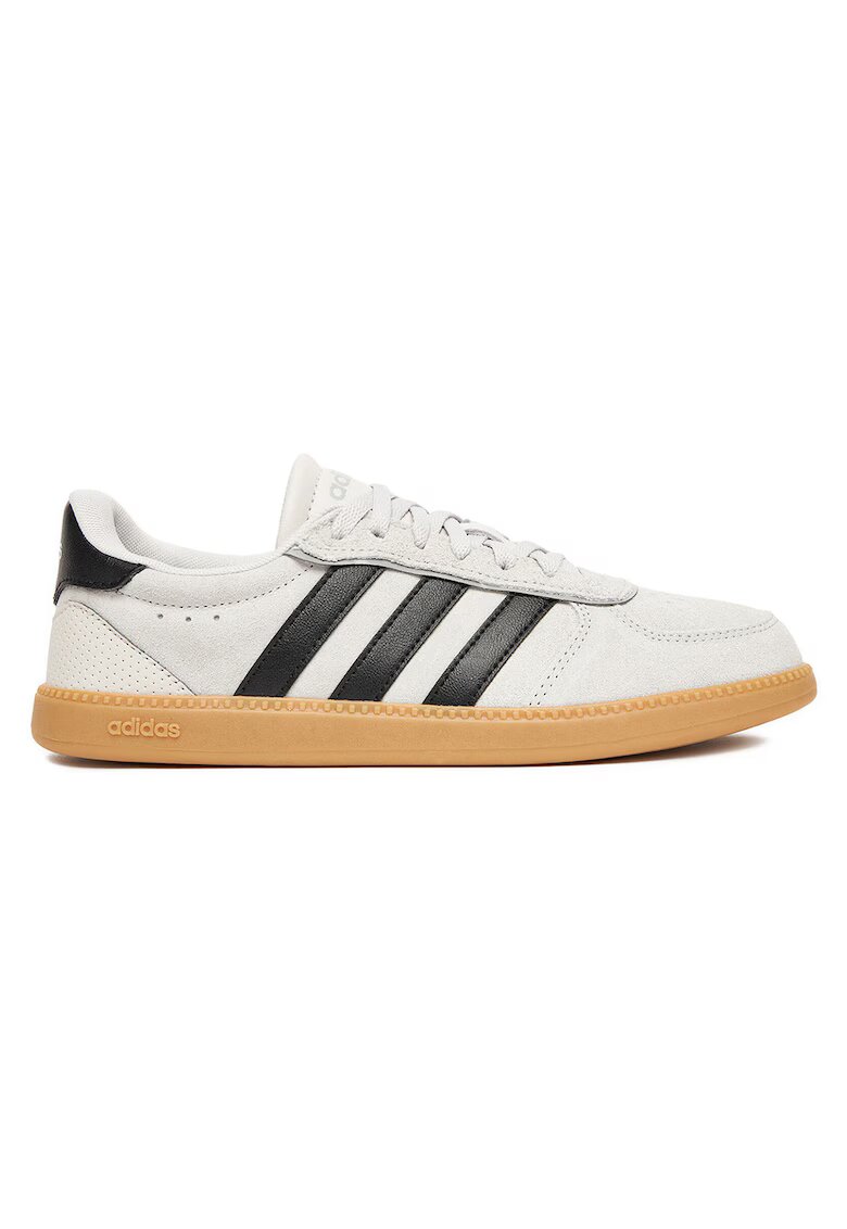 adidas Дамски кецове - естествена кожа - Черен/Сив