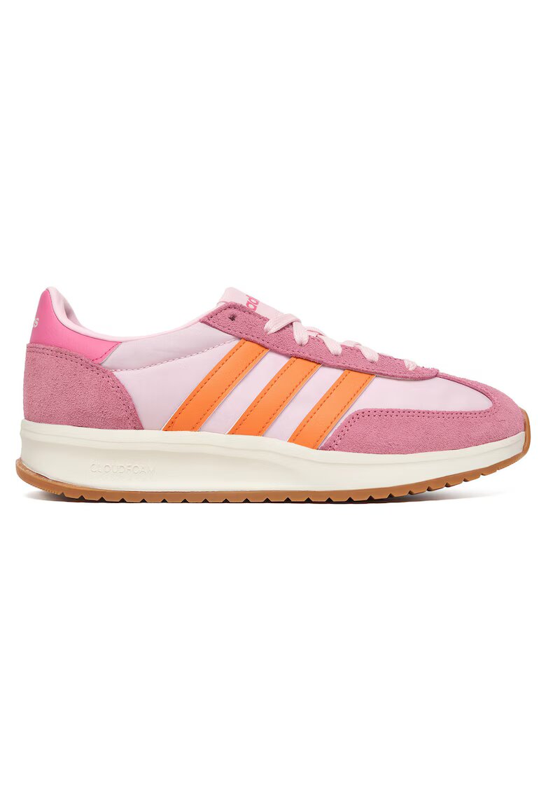adidas Дамски кецове - естествена кожа - розов - текстил