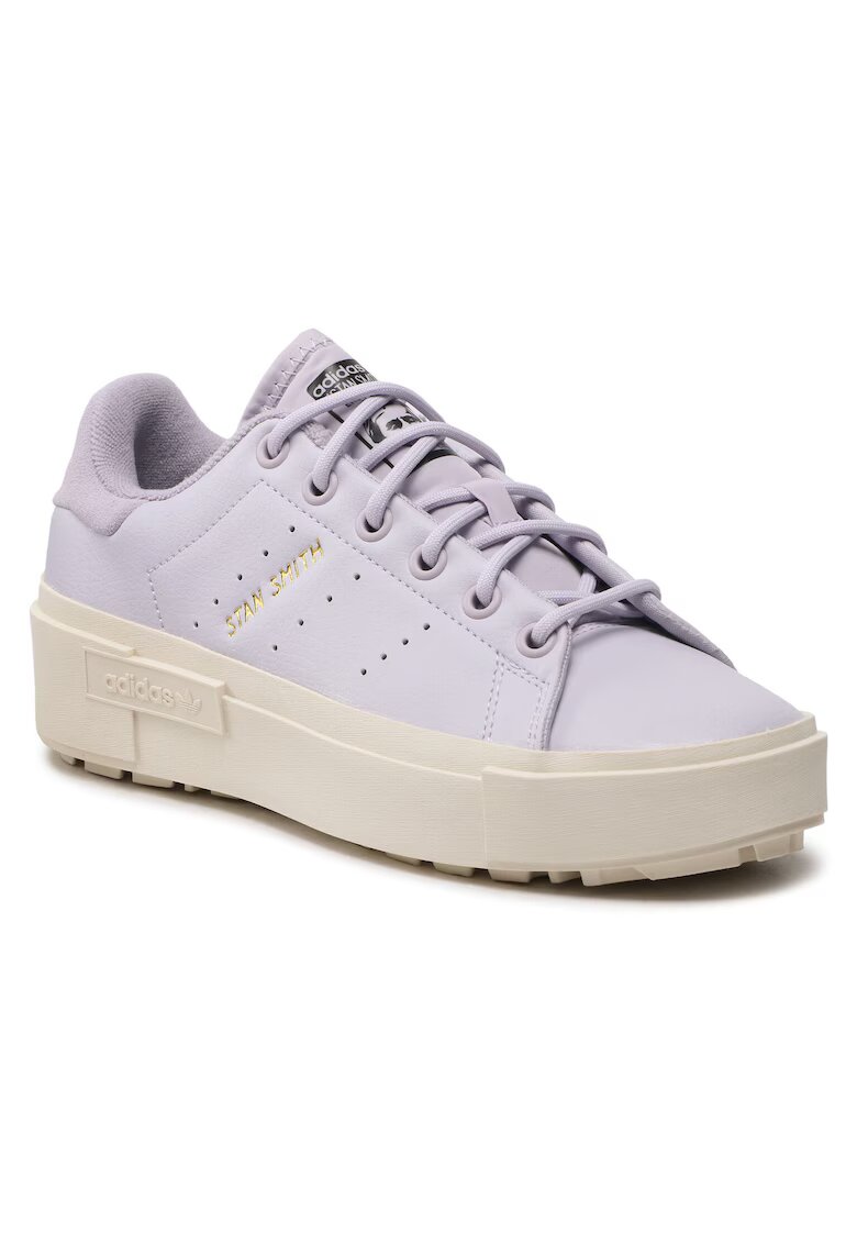 adidas Дамски кецове - естествена кожа - виолетови - екологични