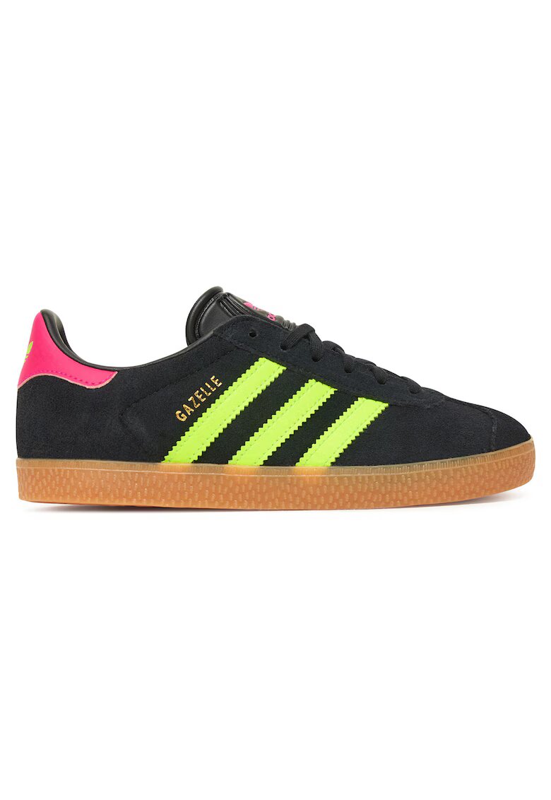 adidas Дамски кецове Gazelle - естествена кожа - черни