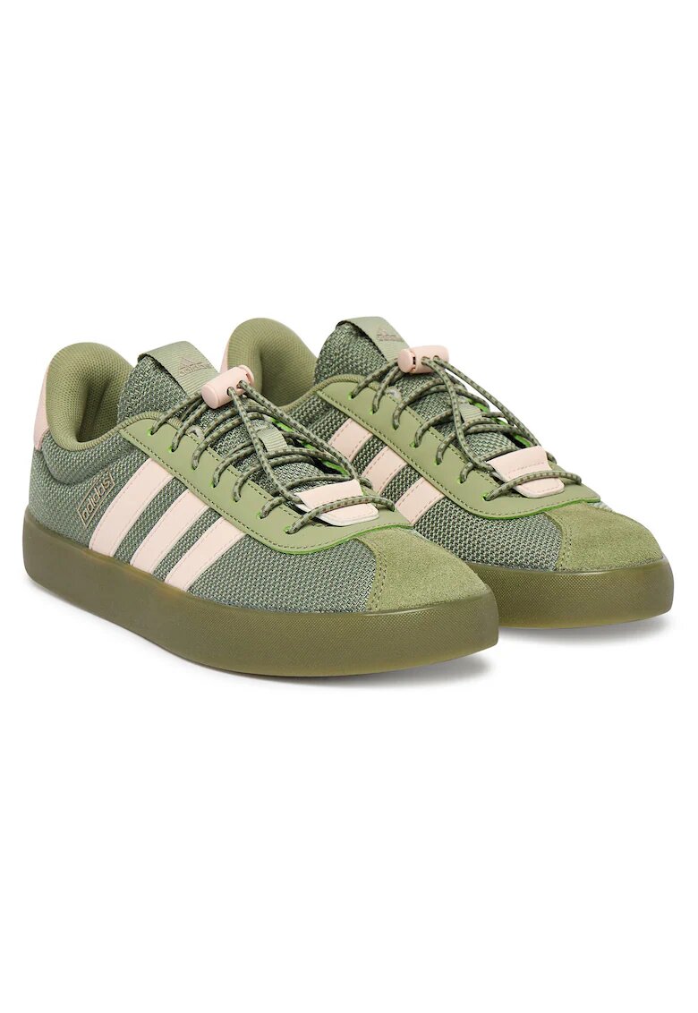 adidas Дамски кецове - текстил и велур - зелен/розов - 654875 - Зелен/Розово
