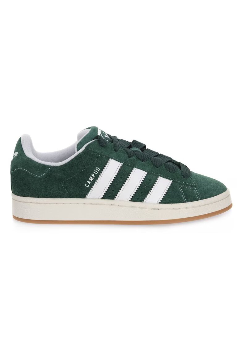 adidas Дамски маратонки - Естествена кожа - Бял/Зелен
