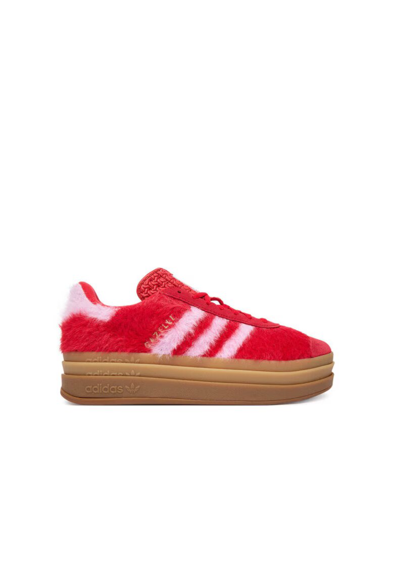 adidas Дамски маратонки Gazelle Bold - естествена кожа - червени