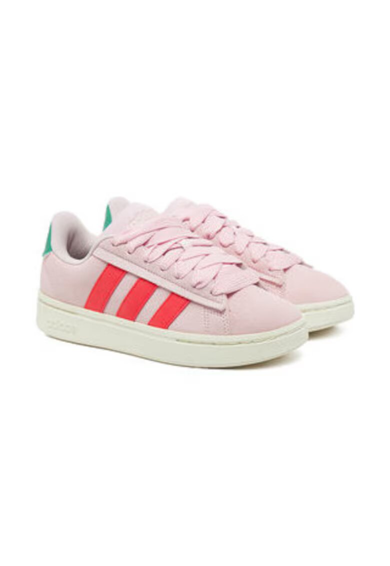 adidas Дамски маратонки Grand Court - естествена кожа и велур - многоцветни