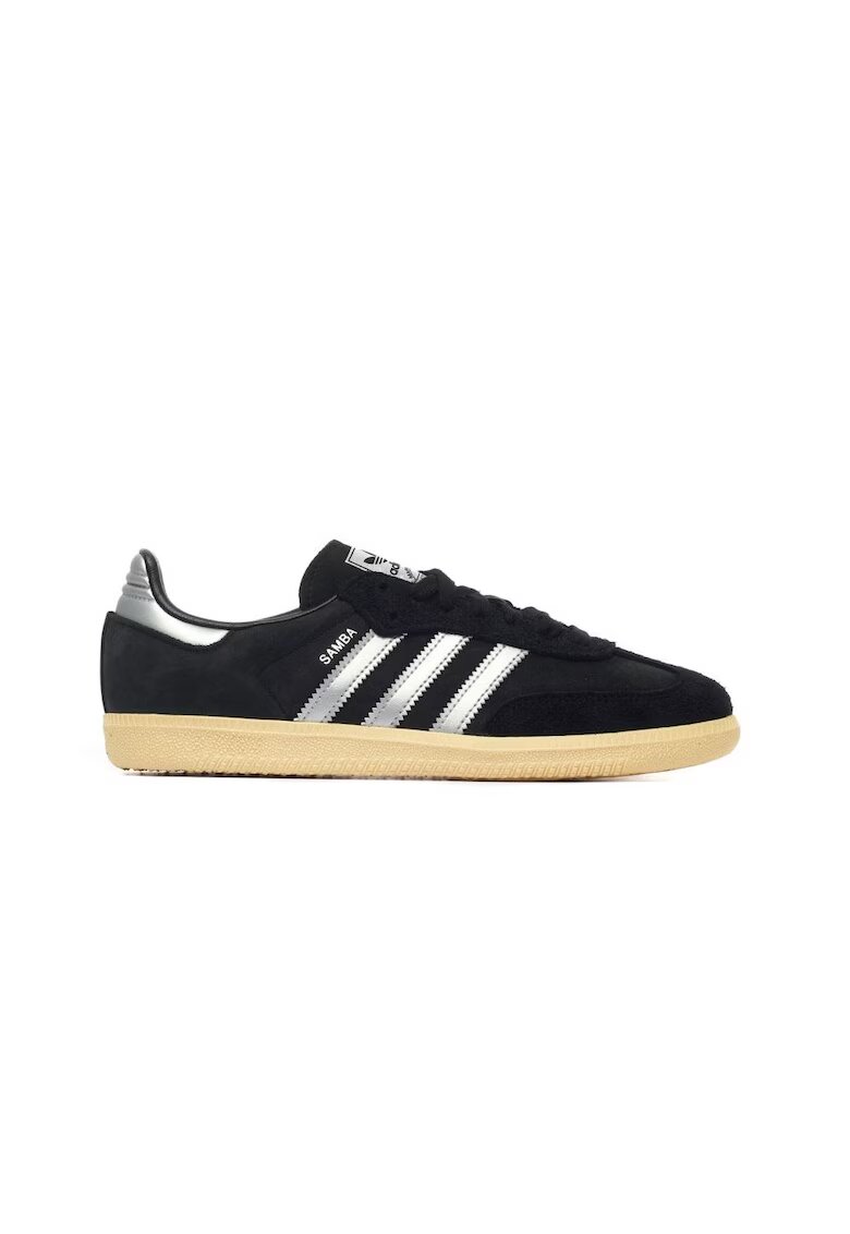 adidas Дамски обувки черни - естествена кожа - закопчаване с връзки - сезонни през цялата година