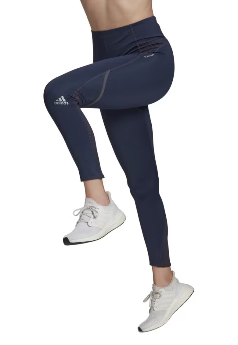 adidas Дамски панталон - How We Do - тъмносин - рециклирани материали - дишащ -