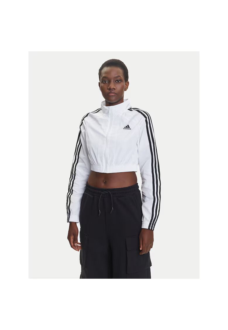 adidas Дамски спортен суичър - дишаща материя