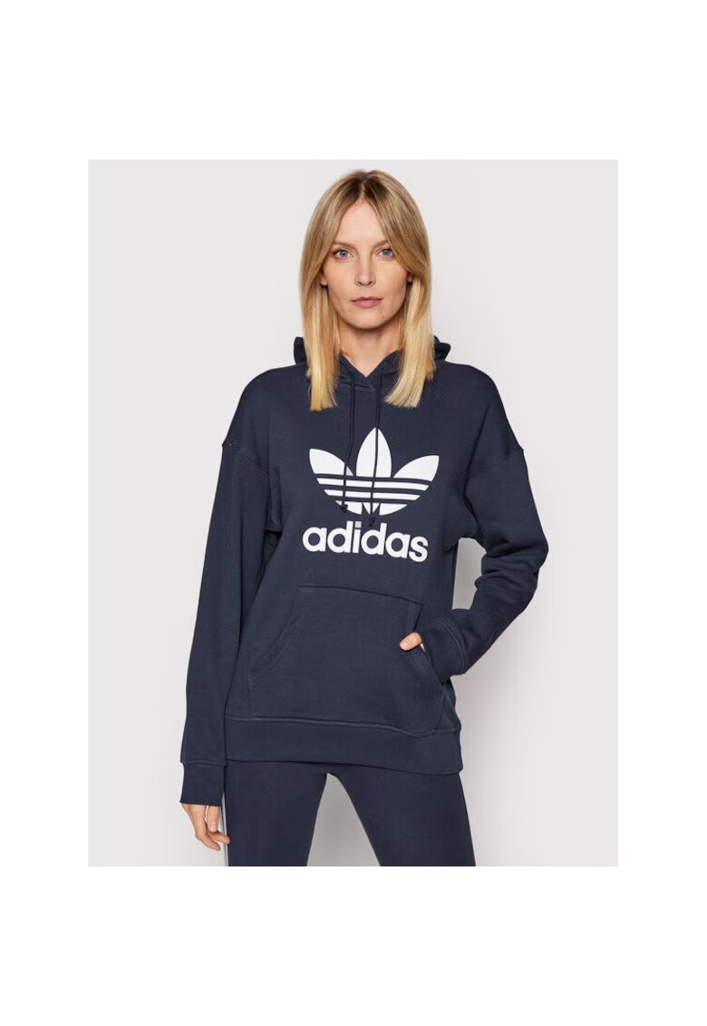 adidas Дамски спортен суичър с качулка