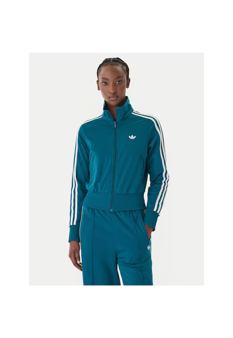 adidas Дамски спортен суитшърт - цип - - рециклиран полиестер