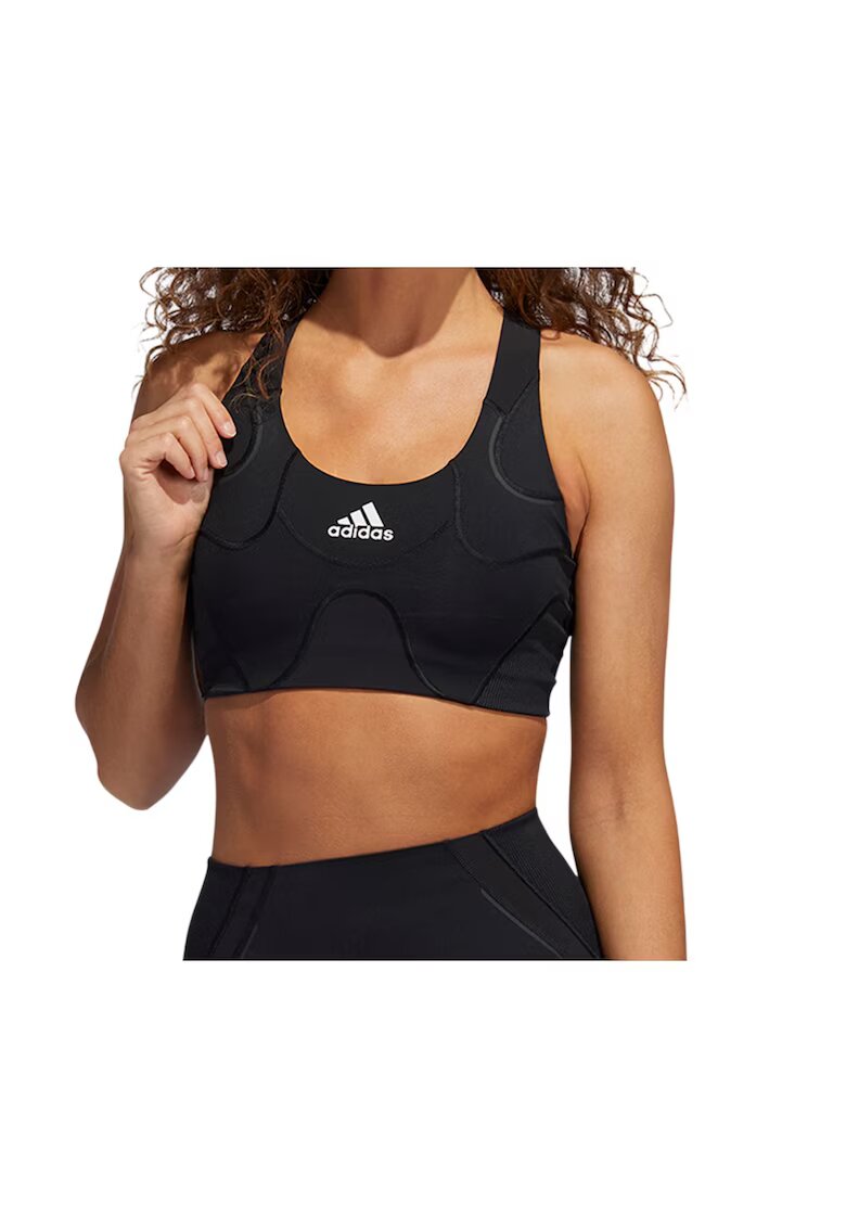 adidas Дамски спортен сутиен Tlrd Hiit черен полиестер -