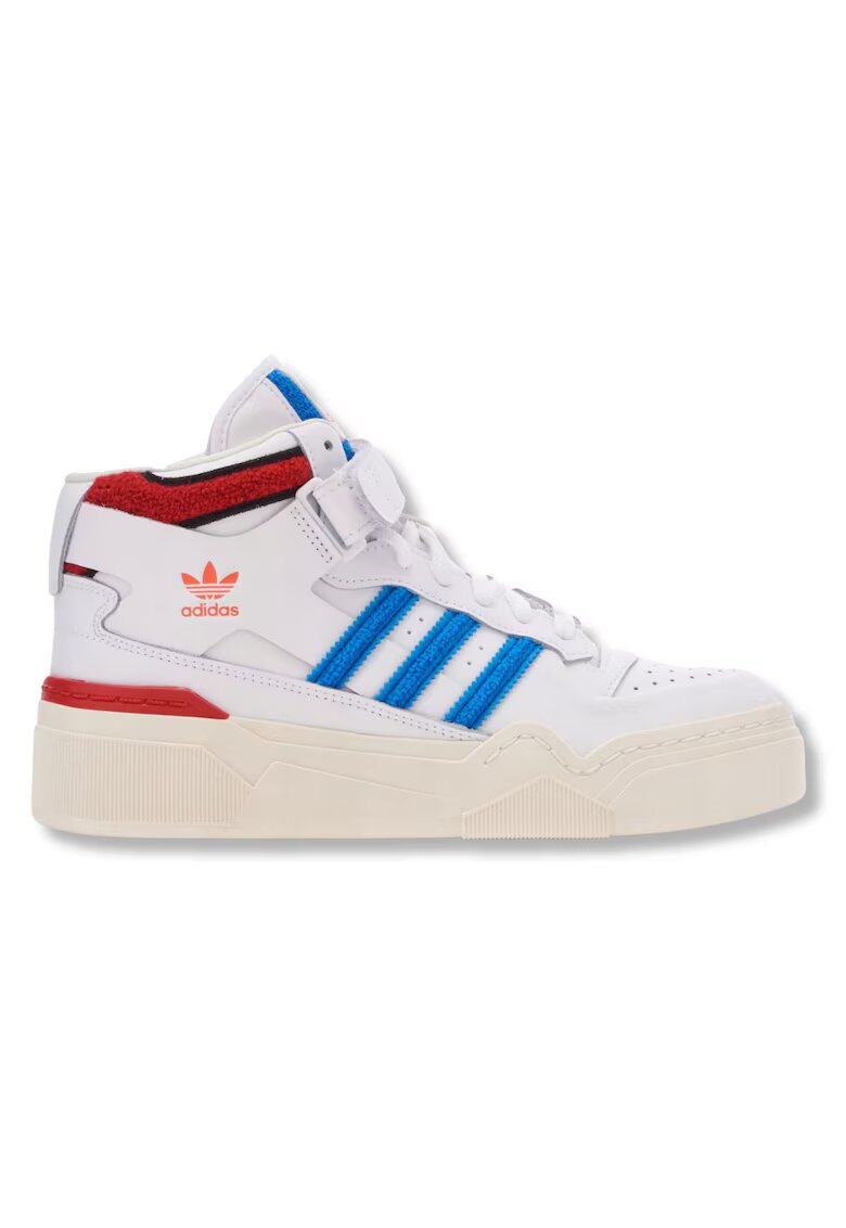 adidas Дамски спортни обувки Forum Bonega 2B - бели - естествена кожа и синтетичен материал - модерен дизайн - гумена подметка