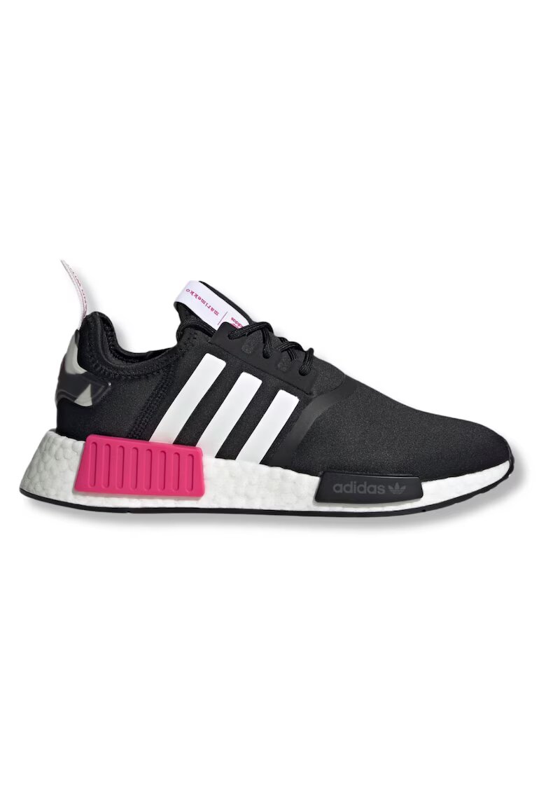 adidas Дамски спортни обувки - NMD R1 x Marimekko - черни - текстил и синтетичен материал -