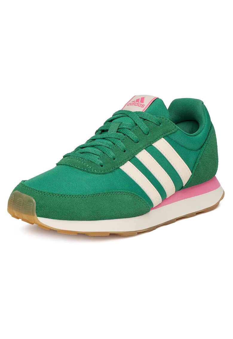 adidas Дамски спортни обувки - зелени - текстил - с връзки